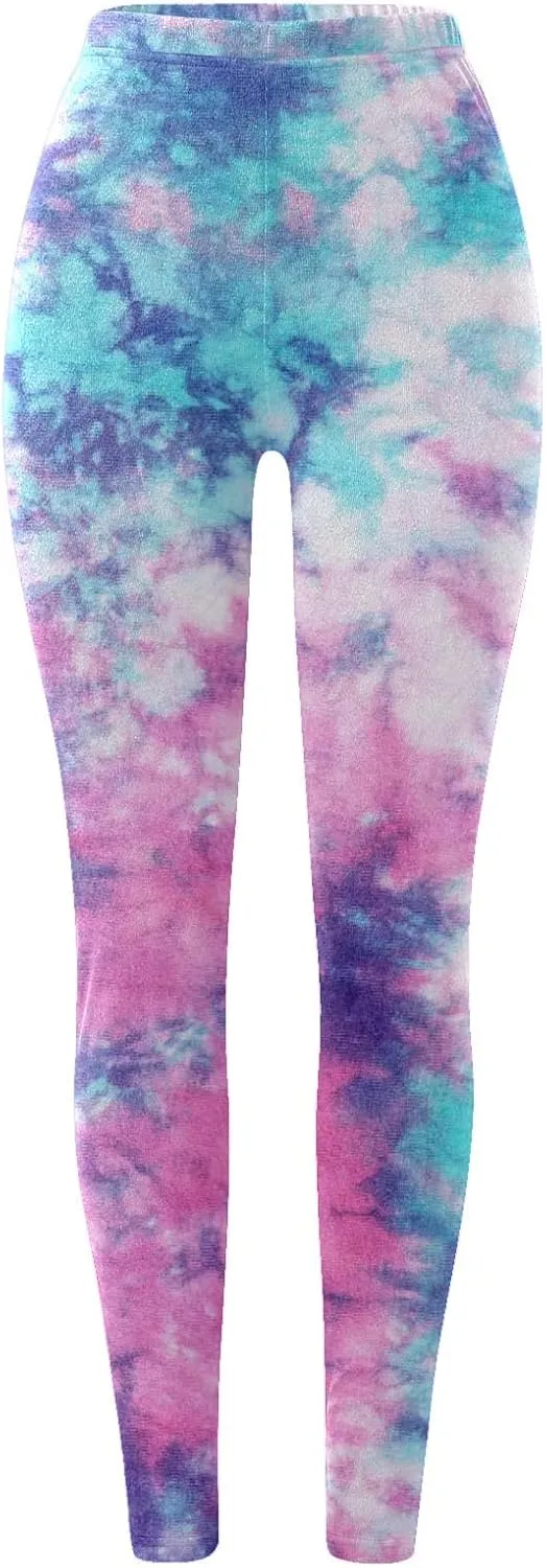 Plaid Leggings for Women High Waisted Leopard Print Clothing for Women Womens Plaid Tights