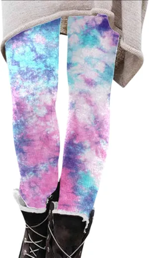Plaid Leggings for Women High Waisted Leopard Print Clothing for Women Womens Plaid Tights