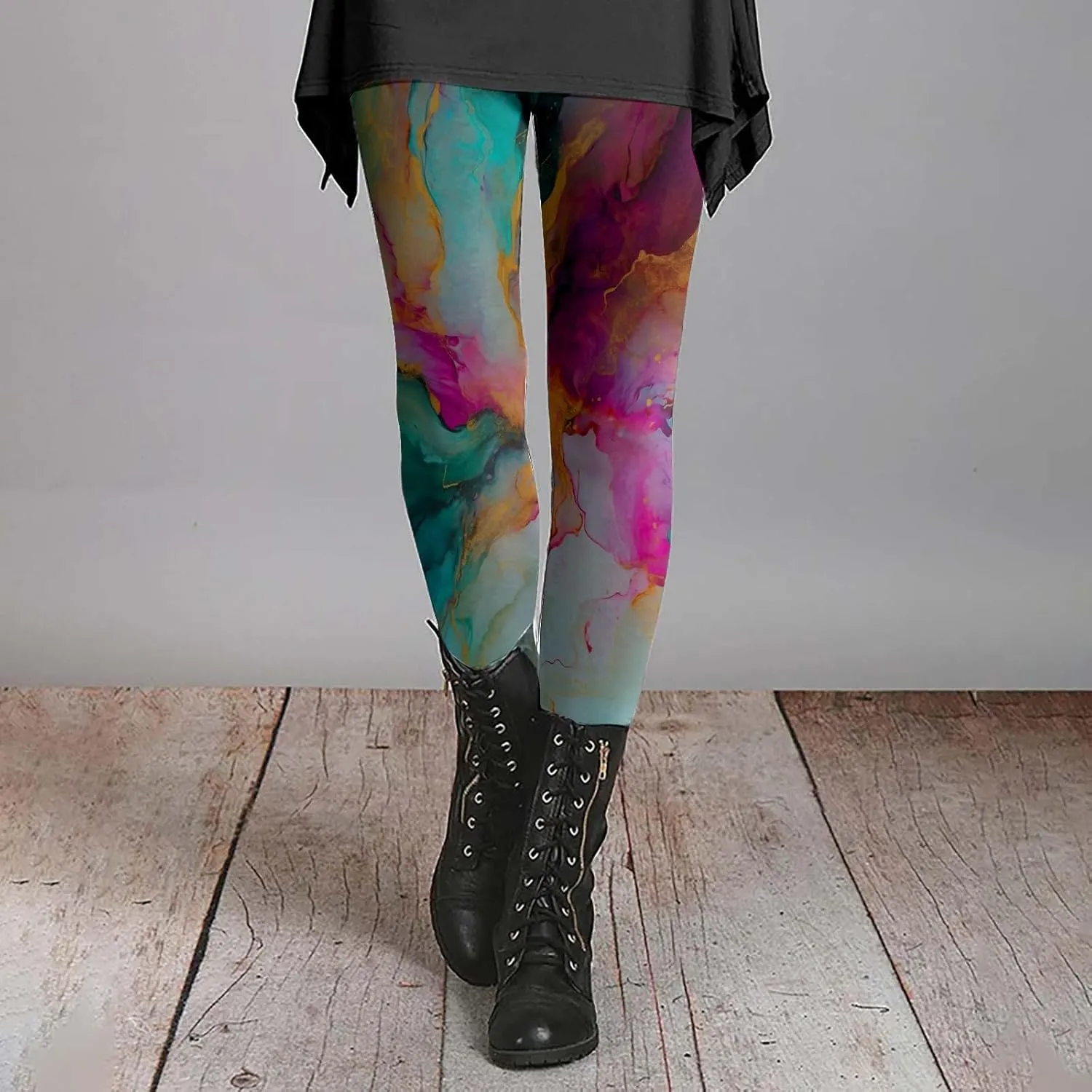 Printed Leggings for Women with Designs Yoga Tights for Women Yoga Pants Butt Lifting