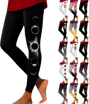 sdbrld Mardi Gras Leggings for Women,Women's Mardi Gras Printed Leggings High Waist Stretch Yoga Pants Holiday Party Trousers