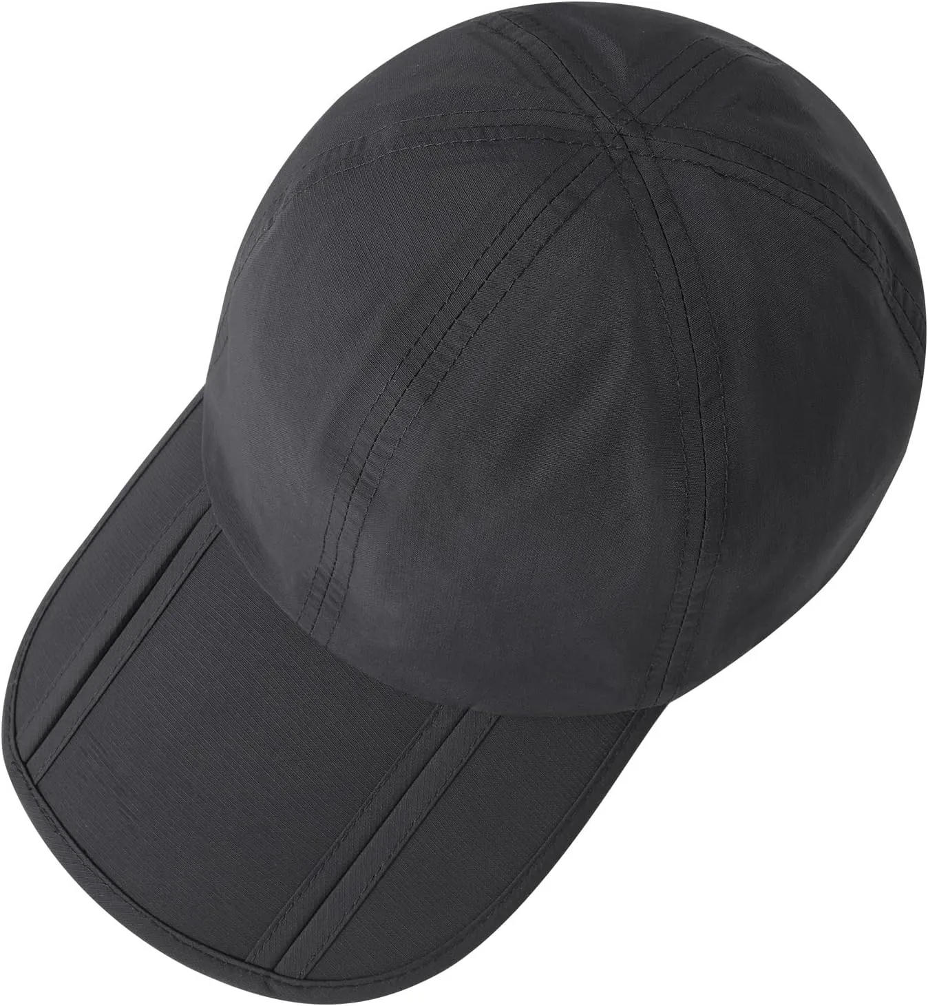 Sumolux Men Women Outdoor Rain Sun Waterproof Quick-Drying Long Brim Collapsible Portable Hat