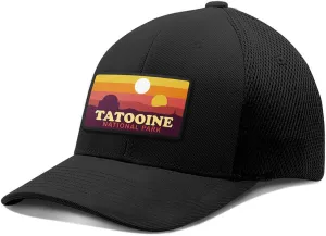 Tatooine National Park Patch Hat Fitted Flexfit Hats - Baseball Cap for Mens & Womens Ultrafibre Mesh for Casual Wear