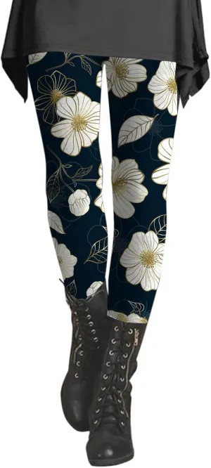 Thermal Leggings for Women Patterned Pants for Women Work Thermal Running Leggings Women