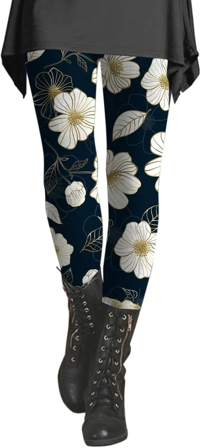 Thermal Leggings for Women Patterned Pants for Women Work Thermal Running Leggings Women