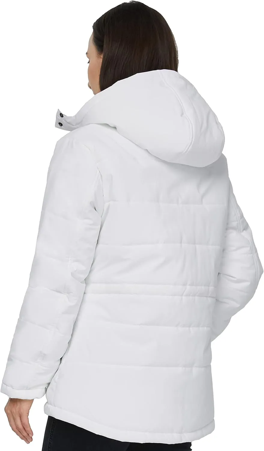 WenVen Women's Winter Water Resistant Warm Puffer Coat with Detachable Hood