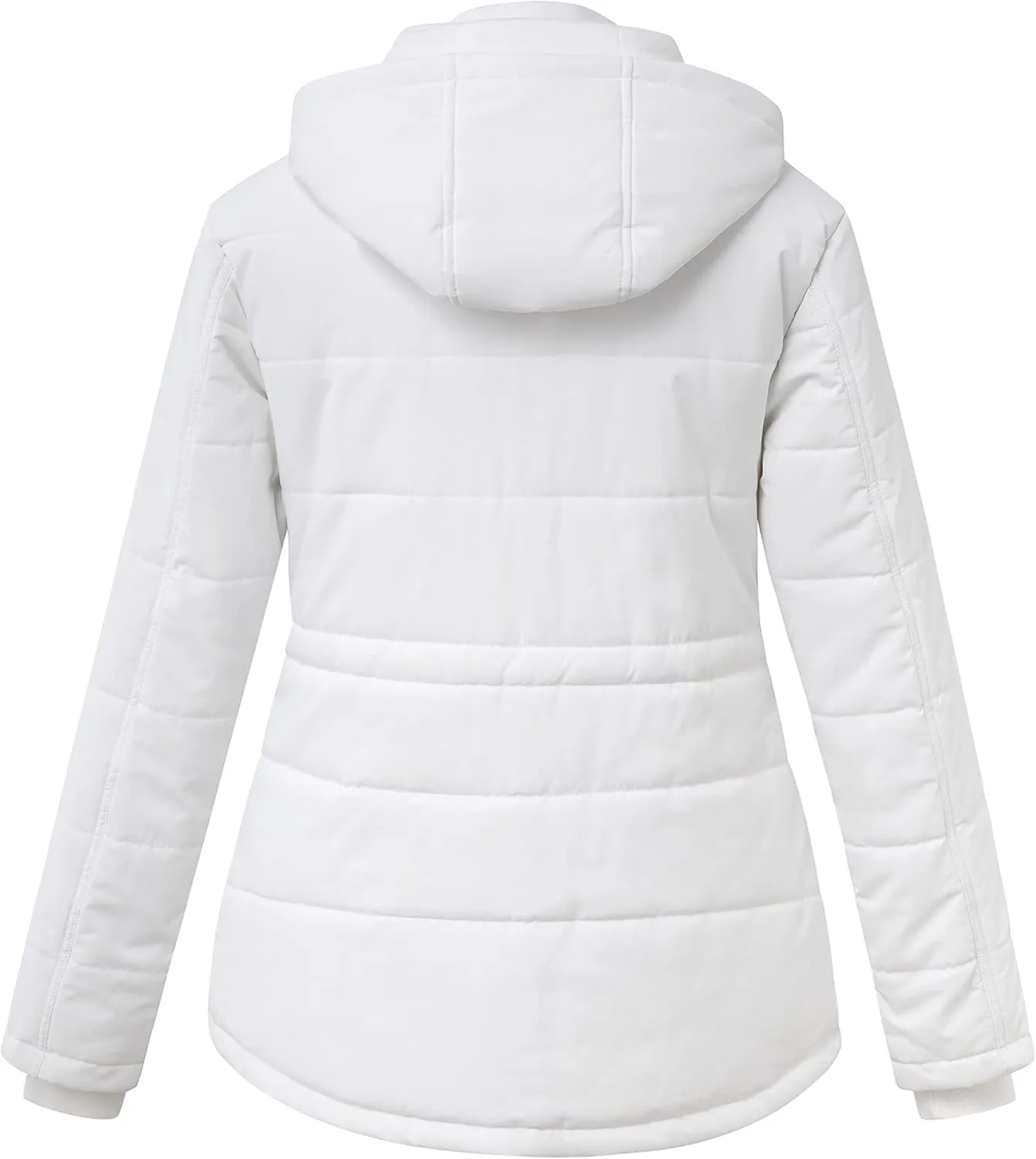 WenVen Women's Winter Water Resistant Warm Puffer Coat with Detachable Hood