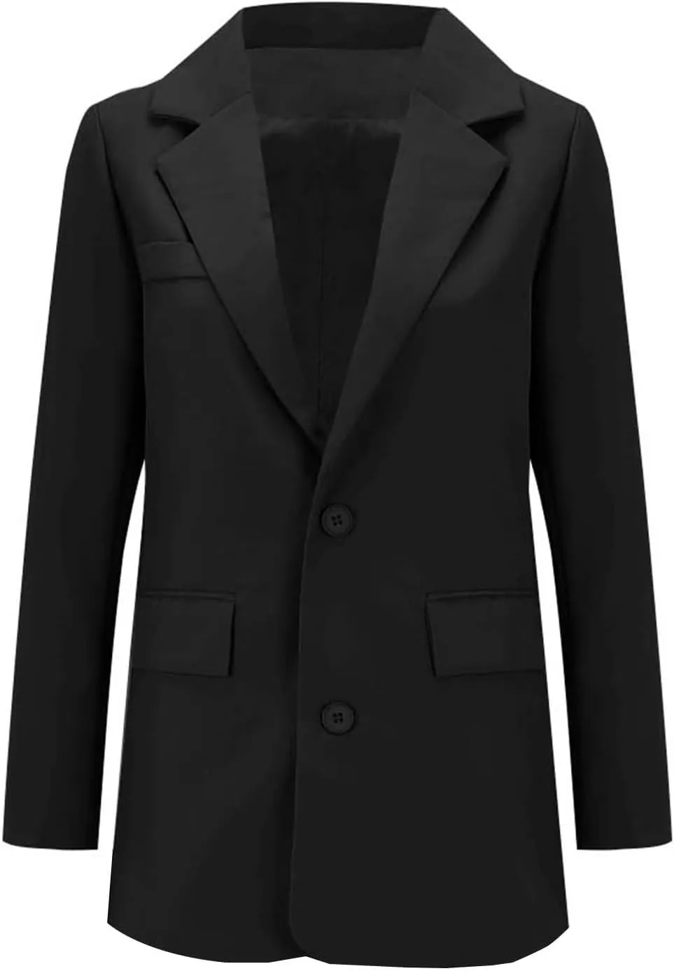 Women's Blazers & Suit Jackets Work Womens Top Buttonn Causal Lightweight Coat Fit It With Pockets Cardigan