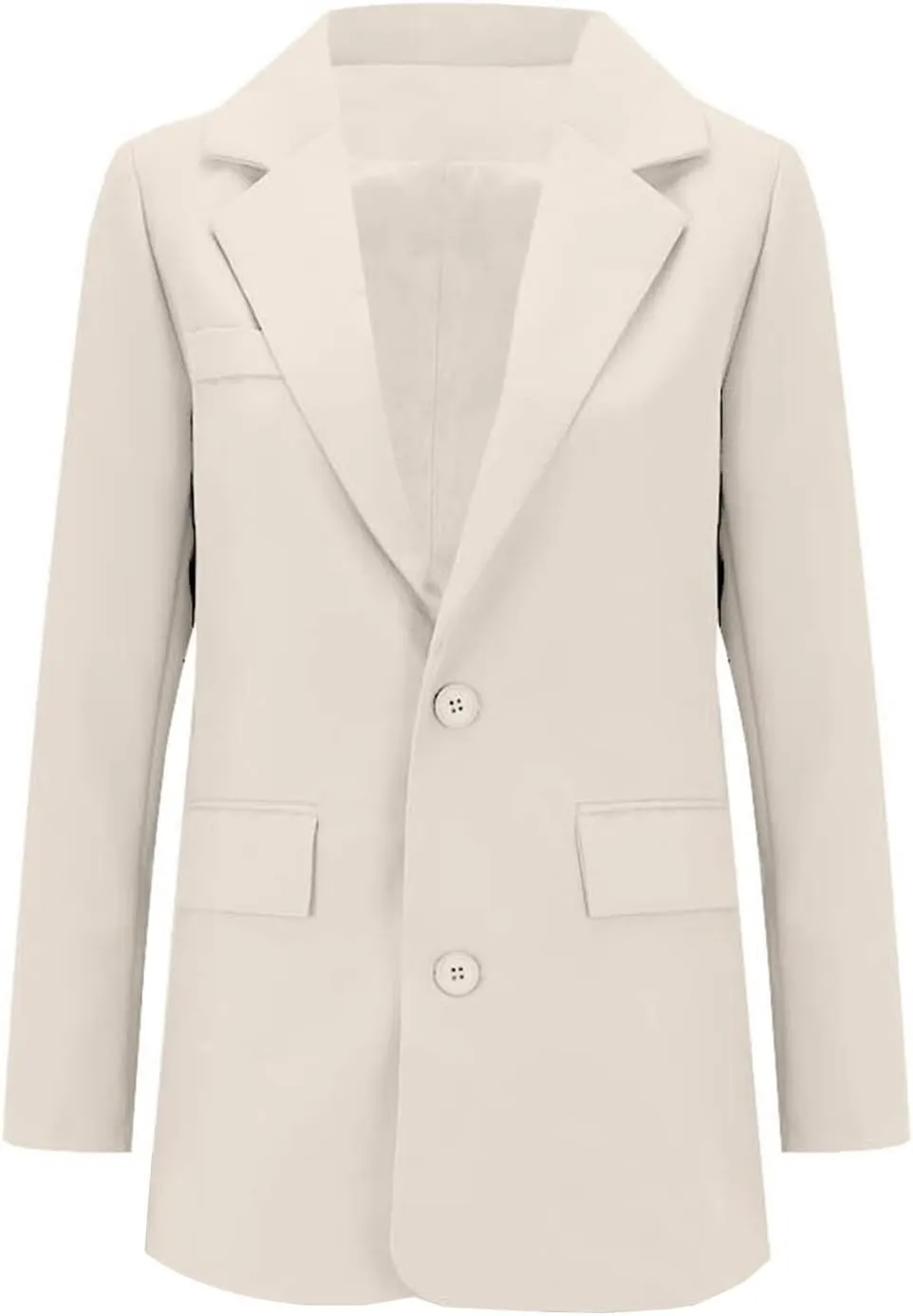 Women's Blazers & Suit Jackets Work Womens Top Buttonn Causal Lightweight Coat Fit It With Pockets Cardigan