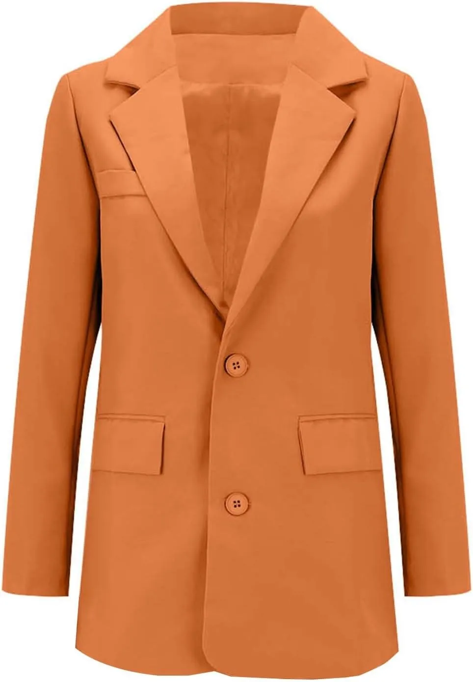 Women's Blazers & Suit Jackets Work Womens Top Buttonn Causal Lightweight Coat Fit It With Pockets Cardigan