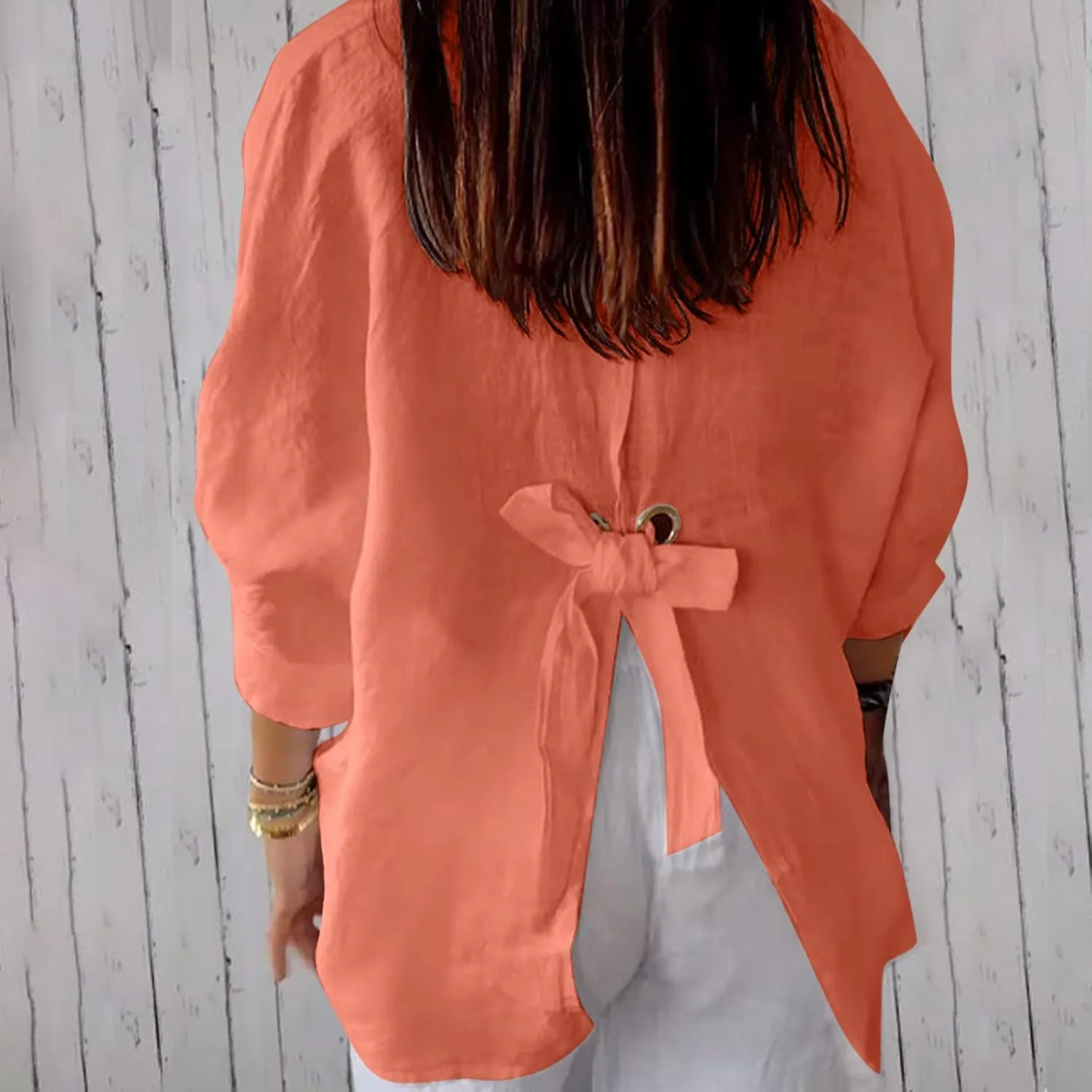 Womens Button Down Shirt Cotton Linen Lapel Tops Spring Summer Going Out Blouse 2025 Dressy Casual Loose Fit T Shirt