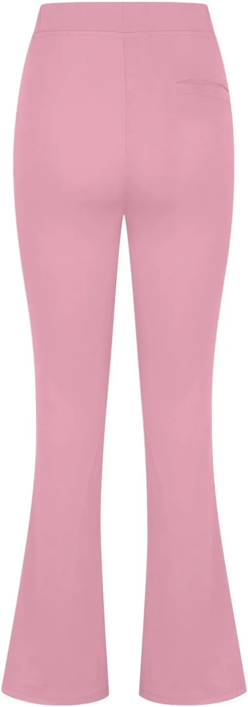 Women's Leggings Tummy Control Soft Straight Work Pants High Waist Pockets Business Casual Leggings Tights
