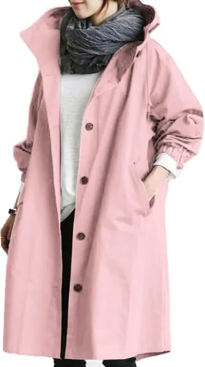Womens Wool Blend Long Pea Coats Jackets Slim Fit Open Front Outerwear Casual Winter Overcoats