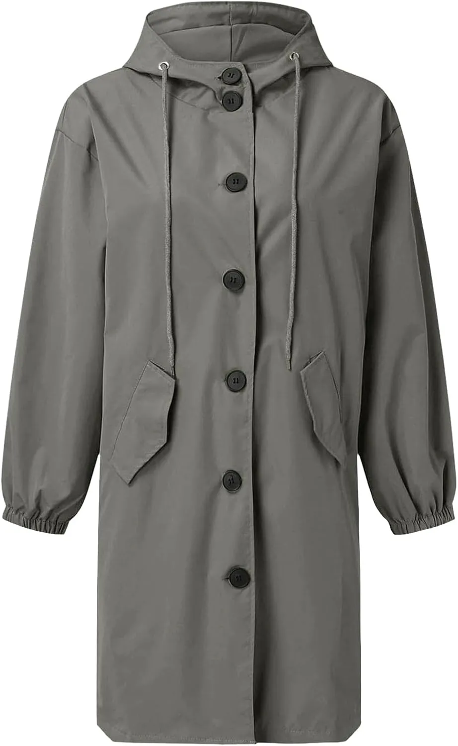 Womens Wool Blend Long Pea Coats Jackets Slim Fit Open Front Outerwear Casual Winter Overcoats