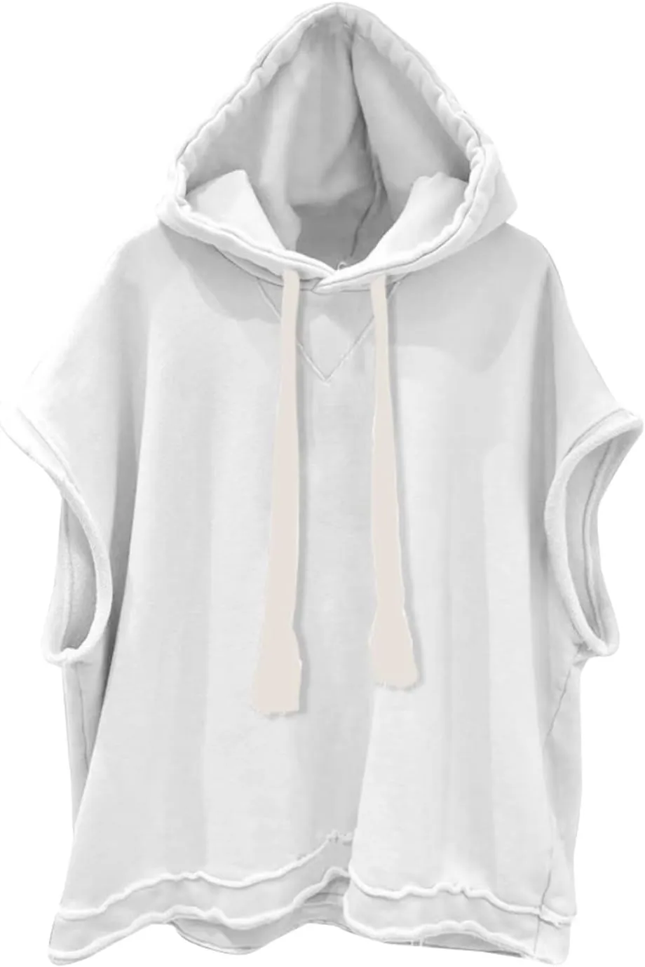 y2k Tops for Men Athletic Workout Gym Sleeveless Hoodie Active Baggy Pullover Vest Drawstring Hoody Top Sweatshirt
