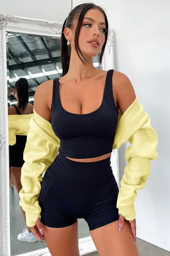 Zwurew Women's Bolero Shrug Long Sleeve Cropped Sweatshirt with Thumb Hole Workout Shrugs Open Front Y2K Tops 2024